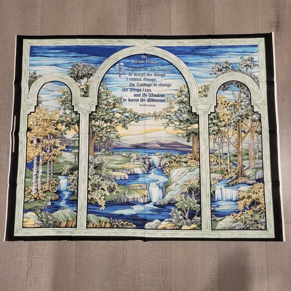 Serenity Prayer Quilt Panel Wall Hanging 5747 Springs Industries - Picture 1 of 4